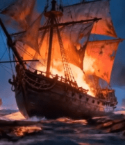 海上帆船激战场景2588#横屏 