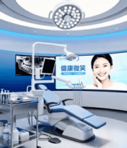 现代化牙科诊疗室场景6582#横屏 