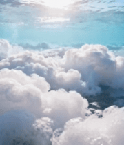 海面白色泡沫翻滚的海水素材11382#横屏 