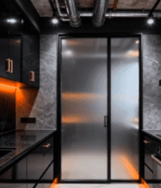 现代风格厨房室内设计素材10825#横屏 