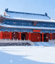 古建筑雪景全景(2)13221#横屏 
