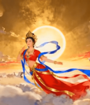 古风神女云端飞舞素材14873#横屏 