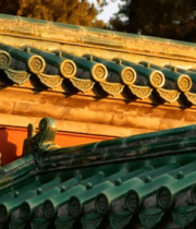 古建筑红墙绿瓦特写10108#横屏 