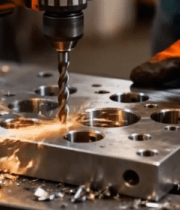 工人工厂内钻孔作业14398#横屏 