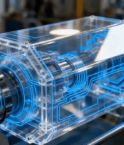 工厂透明机械装置特写10245#横屏 