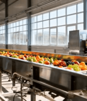 工厂水果流水线生产场景13455#横屏 