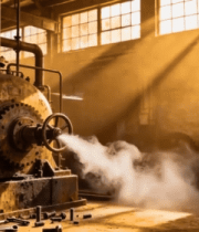 工厂内老旧工业机械场景9732#横屏 