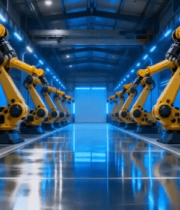 工厂内工业机器人作业场景14278#横屏 