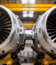 	 工厂内的飞机发动机7056#横屏 