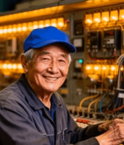 工厂老工人操作控制台5238#横屏 