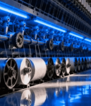 工厂内纺织机器生产线1636#横屏 