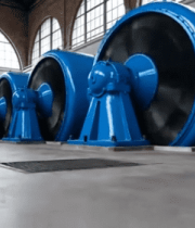 工厂内大型蓝色工业机械7510#横屏 