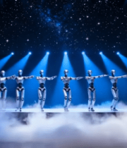 舞台上机器人表演2213#横屏 