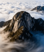 高山云海风光航拍素材8669#横屏 