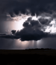 乌云密布下的闪电自然风光3340#横屏 
