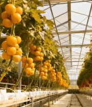 温室大棚番茄种植素材4380#横屏 