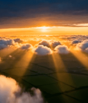 高空云海日出俯瞰景象7524#横屏 