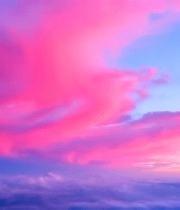 高空梦幻粉色云海景观13877#横屏 