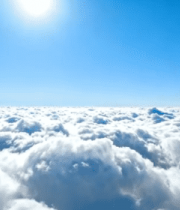 高空俯瞰云海蓝天景象12340#横屏 
