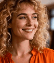 微笑女士社交聚会场景10407#横屏 