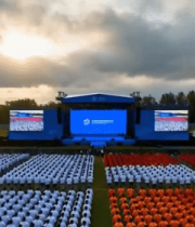 体育场人群整齐排列场景14090#横屏 