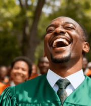 非洲毕业生户外欢乐场景10159#横屏 