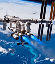 太空空间站飞行素材8550#横屏 