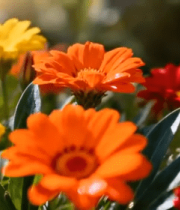 多彩花卉近景画面3738#横屏 