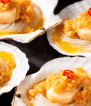 蒜蓉粉丝扇贝美食素材(1)4367#横屏 