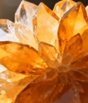 水晶花朵特写素材7038#横屏 