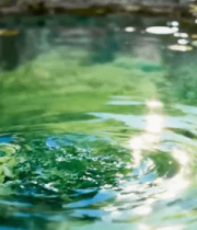 水滴落入池塘泛起涟漪6284#横屏 