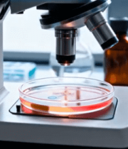 实验室显微镜与实验器皿7739#横屏 