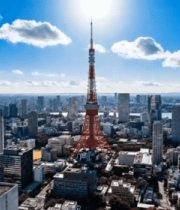 东京城市风光俯瞰图3347#横屏 