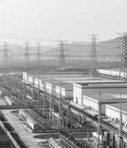 电力设施与输电塔全景9500#横屏 