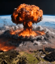 地球视角下的爆炸场景1130#横屏 