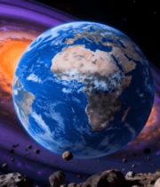 地球宇宙太空环绕素材13293#横屏 