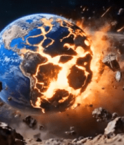 地球遭受陨石撞击场景13220#横屏 