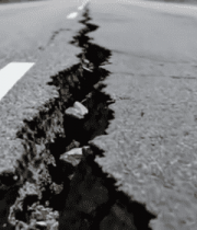 道路路面裂缝特写10565#横屏 