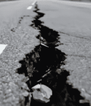 道路路面裂缝特写10565#横屏 