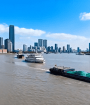 上海黄浦江畔城市建筑景观12563#横屏 