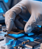 戴手套安装芯片至电路板4194#横屏 