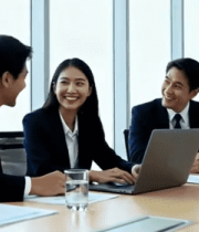 商务人士办公室交流场景(2)13400#横屏 