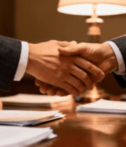 商务人士办公室握手合作5251#横屏 