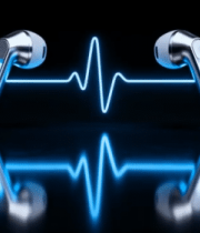 	 带心跳特效的耳机展示素材14469#横屏 