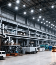 大型工厂内部场景1732#横屏 