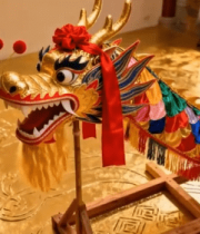 传统舞龙龙头及龙身素材10021#横屏 