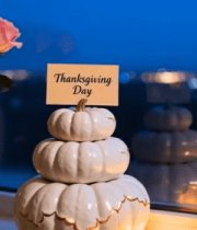 窗边感恩节装饰布置13825#横屏 