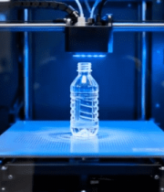 打印机打印透明水瓶1612#横屏 