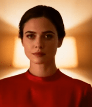 穿红衣女子背影及回眸12778#横屏 