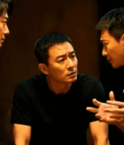 三位男士近距离交流场景5947#横屏 